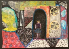 No hay vuelta atrás nº 3', de Josette Simon-Gestin, Dibujo al pastel en técnica mixta