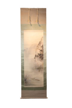 'Foggy Mountain', by Unknown, Japanese Used Scroll