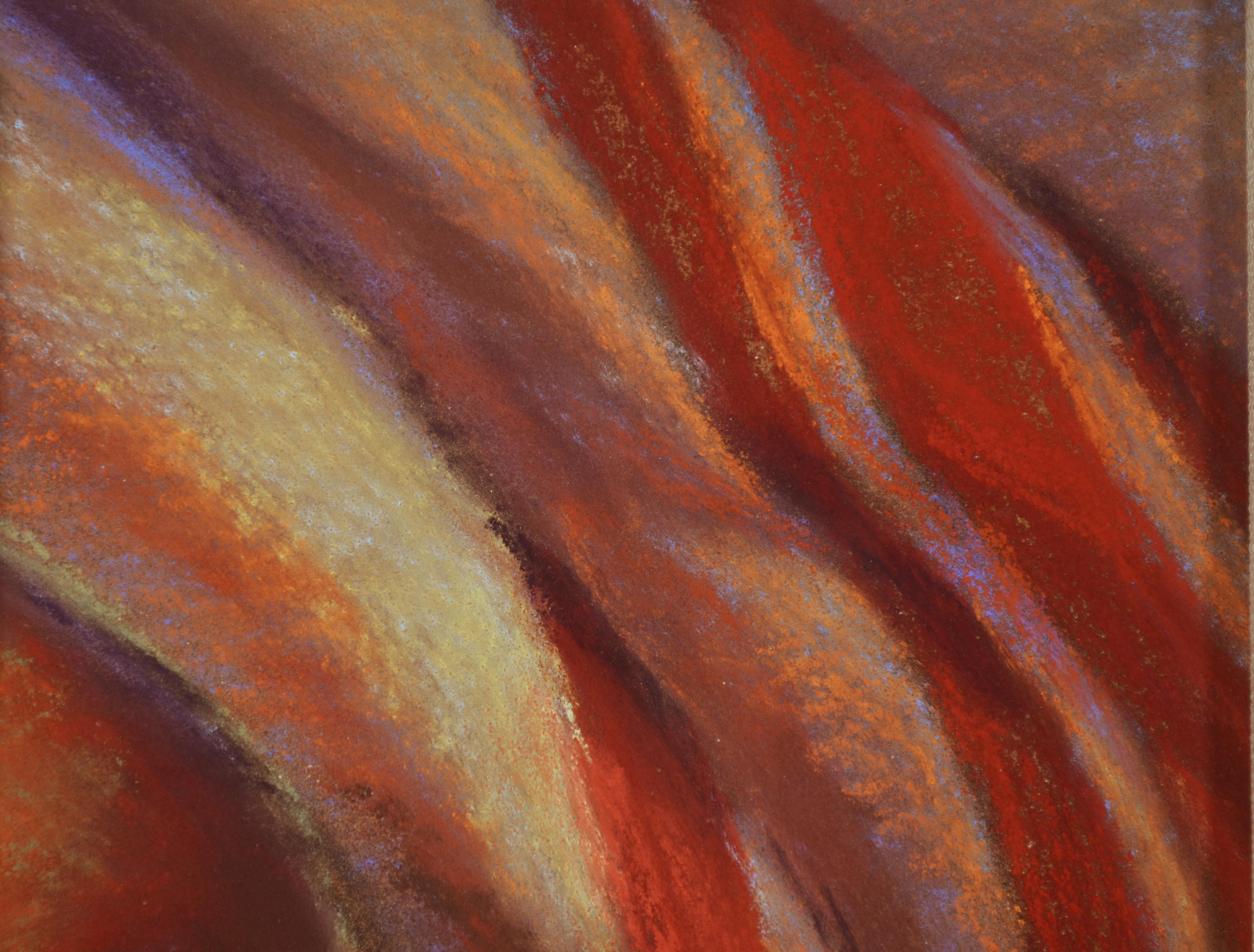 'Pear Solo' by Marie Kash Weltzheimer, Pastel on Paper For Sale 4