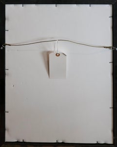 "Unusual Gesture" by James Cobb; 22" x 15" Framed Charcoal on Paper, 2025
