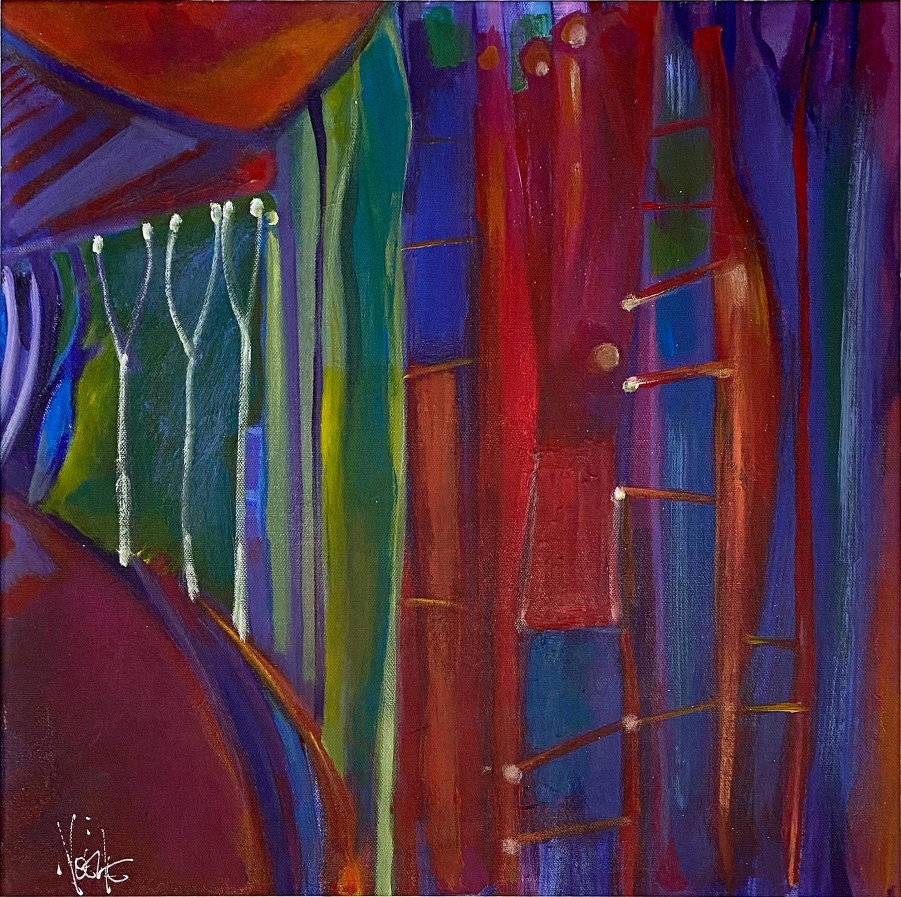 Deseos, sueños y canciones de cuna', de Noelle McAlinden, Pintura acrílica en venta 1