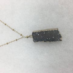 Druzy and Satellite Chain Necklace