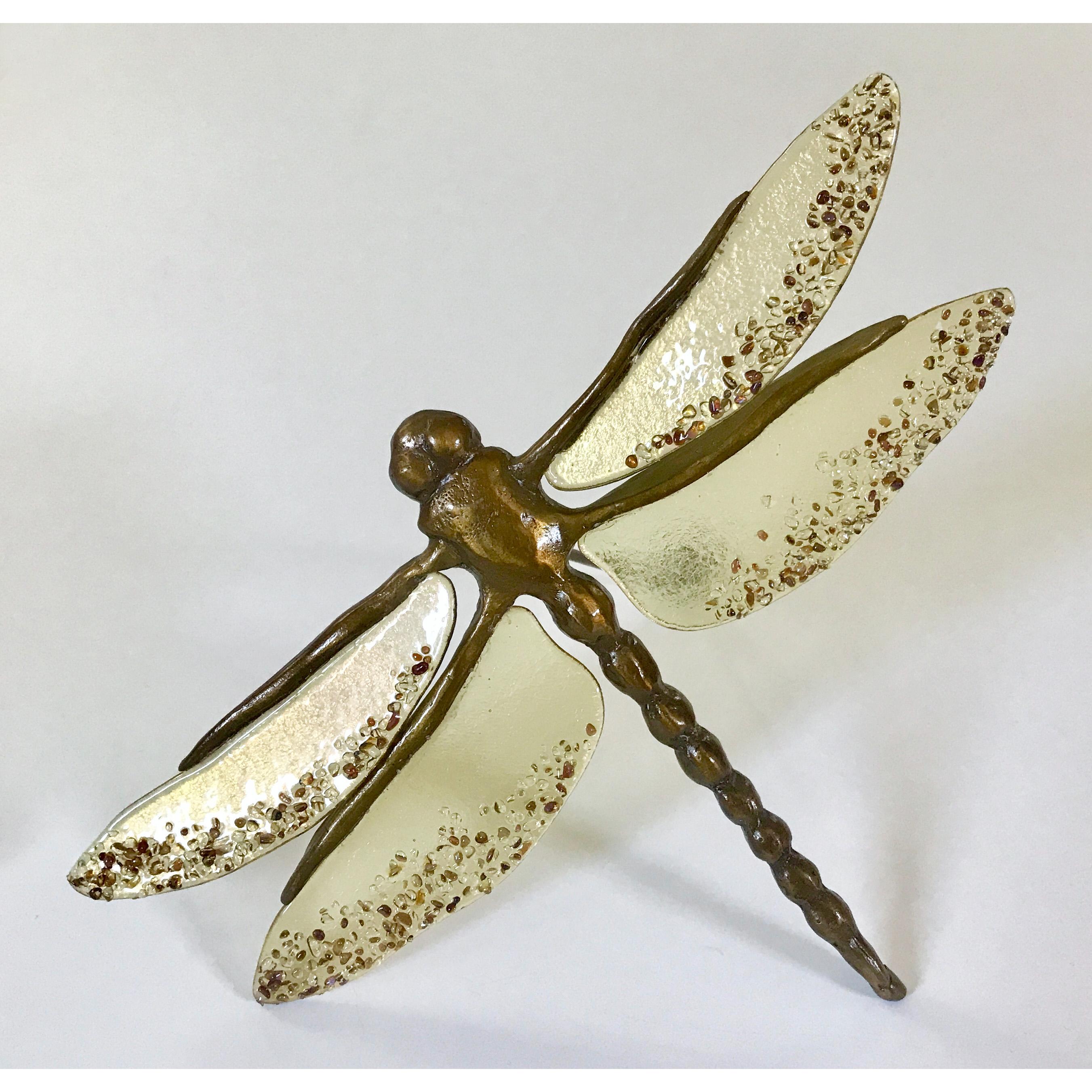 Sandy Graves Figurative Sculpture - Dragonfly #26