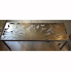 Sun & Waves Bronze bench Ed of 8