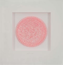 Assemblage (small)Flamingo-modern three-dimensional art work form handmade paper