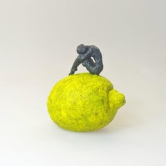 Lemon (Sauer Macht Lustig) - contemporary bronze sculpture by Susanne Kraisser
