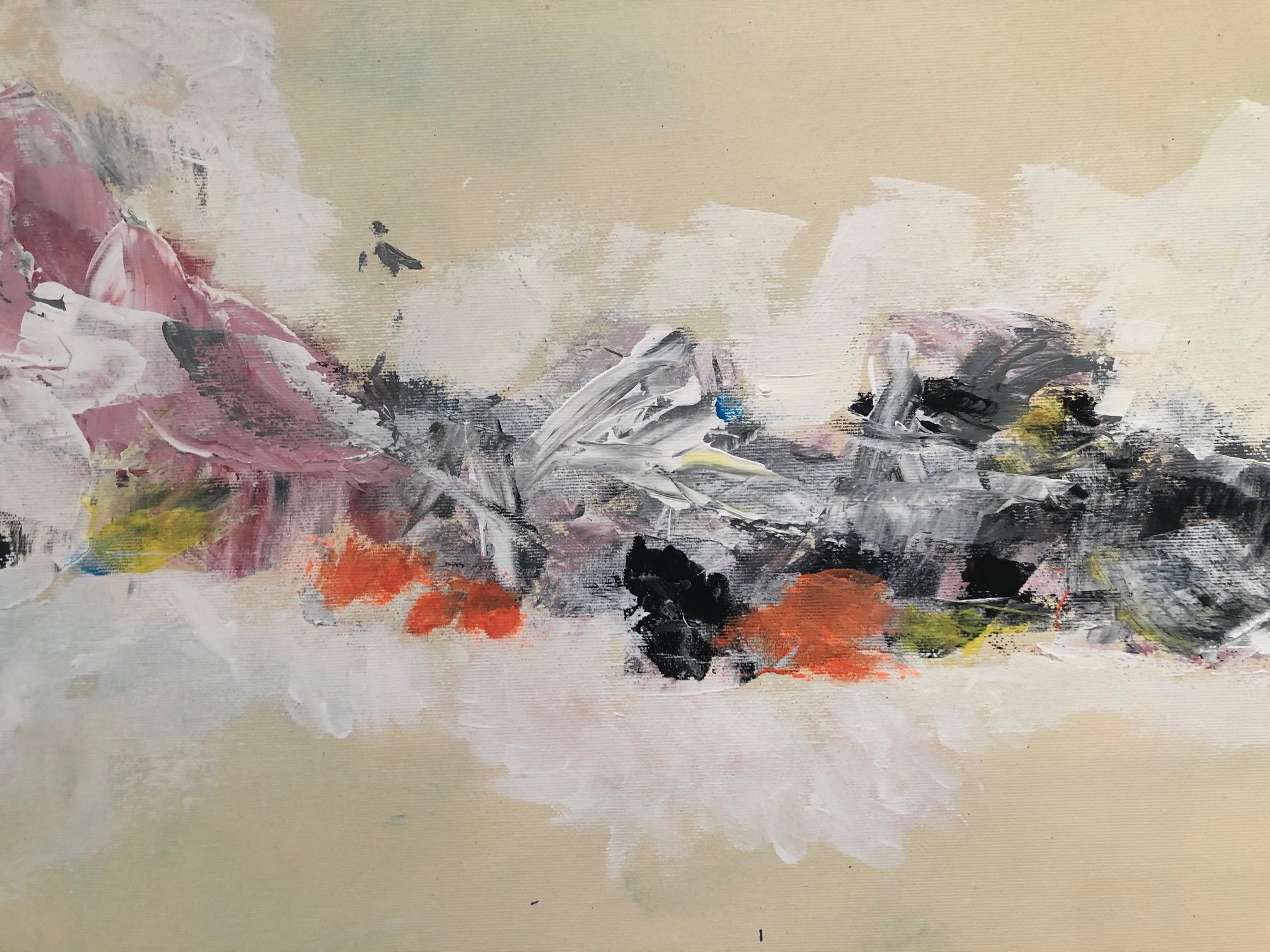 Cluster 3 - contemporary abstract minimalist artwork - Painting by Horst Güntheroth