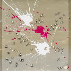 Happy Splash - contemporary art between figurative and abstract, action painting