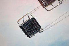 The Clouds, the Sky - contemporary figurative oil on canvas painting freeriders