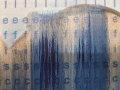 StilleFischenStill - contemporary expressionistic abstract painting with words