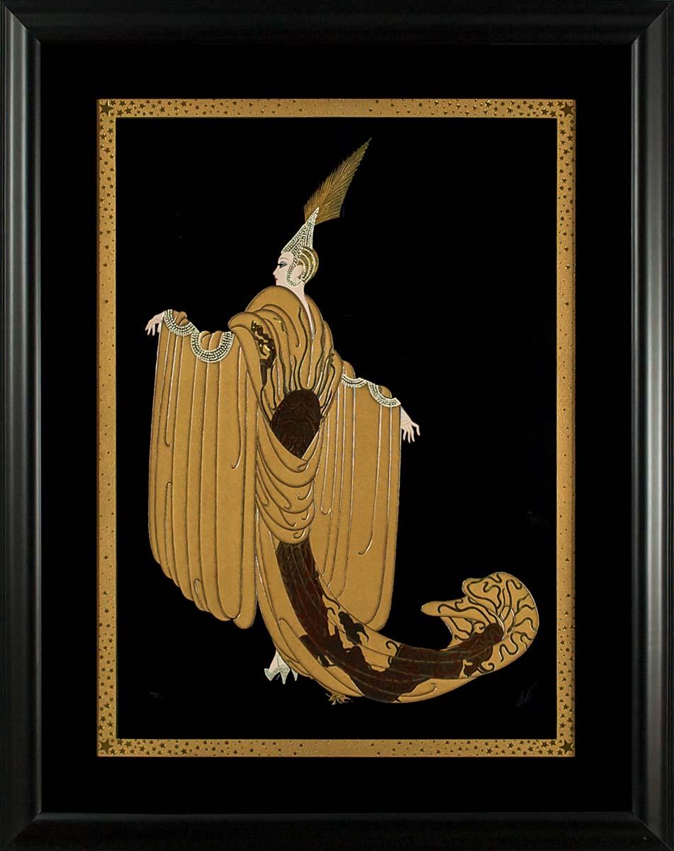 Erte Portrait Print - Cape a la Russe