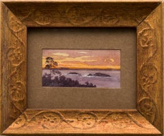 Miniature Landscape in Sunset by Swedish Artist Fanny Hjelm