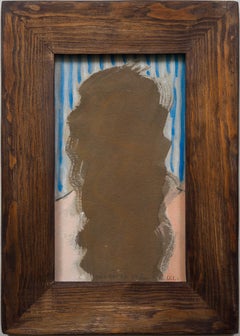 Hompage Magritte, Called Woman Seen From Behind, Original Gouache