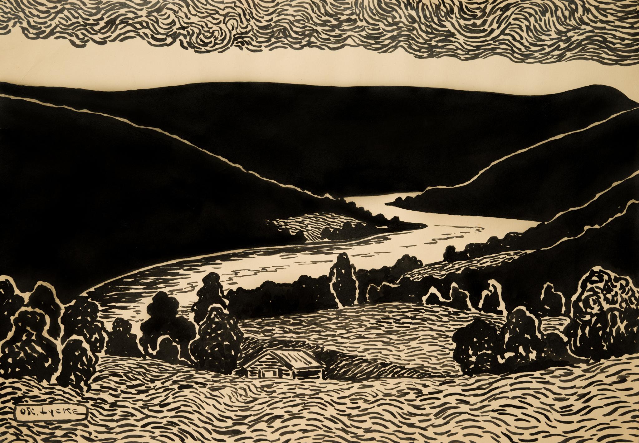 Evening Calm by the Northern River