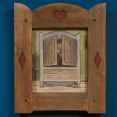 Antique Peekaboo! Arosenius’ Playful Watercolor Treasure from 1905