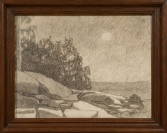 Landscape Drawings and Watercolors