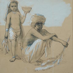 Abyssinien Ostrich Feather Merchant in Aden