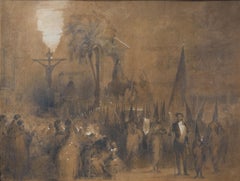 Procession during Holy Week in Seville, Spain