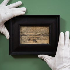 Kühe Graze in einem Meadow, Bleistift, 1907