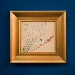 Watercolor Still Life With Meadow Flowers by Swedish Artist Olle Hjortzberg