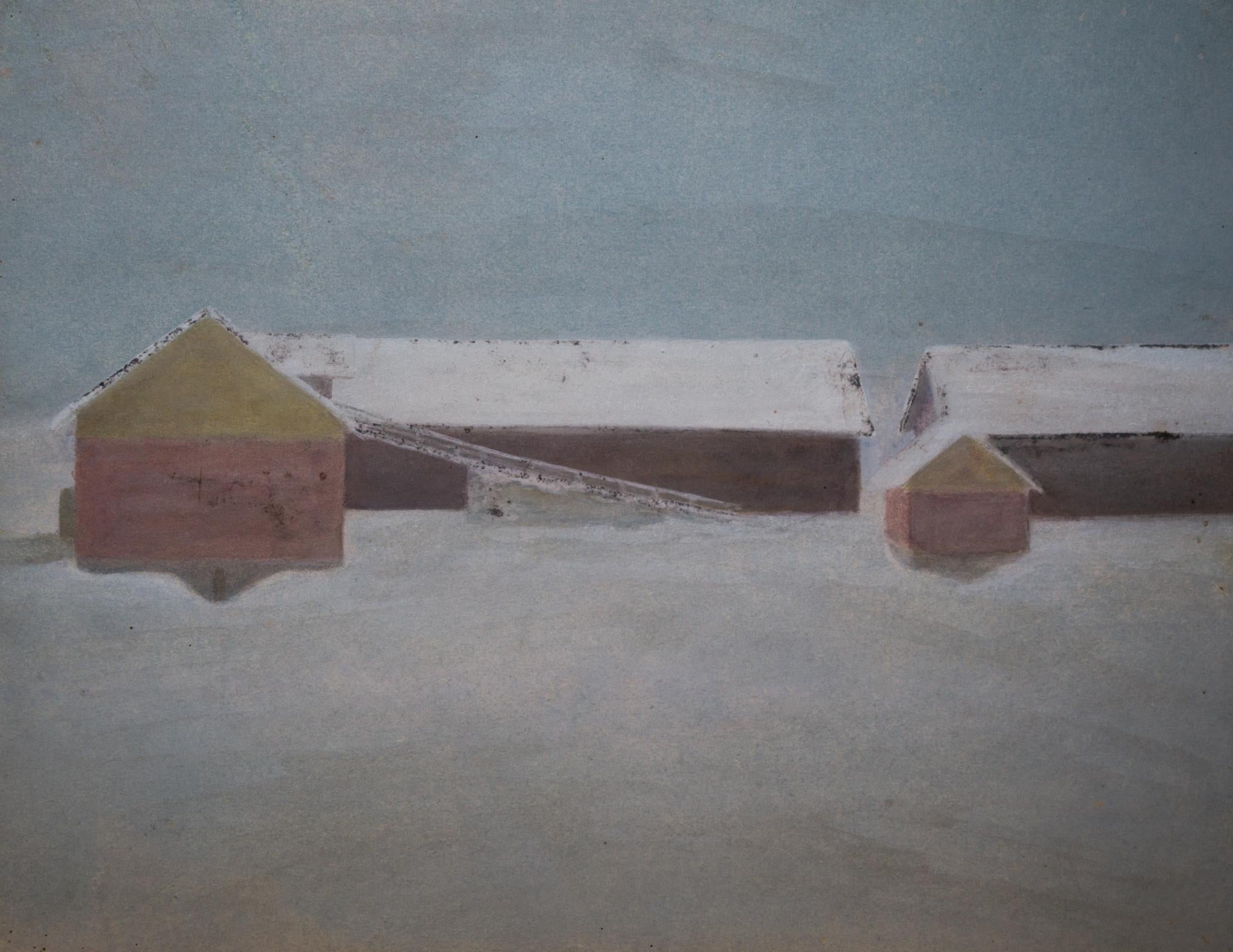 Hilding Werner (1880-1944) Sweden

  Barns Buildings at Ruds Säteri, 1900  

watercolor on paper unframed 21.5 x 31 cm (8.46 x 12.2 inches) 
framed 22 x 40 cm (8.66 x 15.75 inches) 
written on the back: Ruds ladugårdshus, 1900  

Provenance:  We