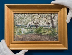 Watercolor The Garden at Sickelsjö, 1883