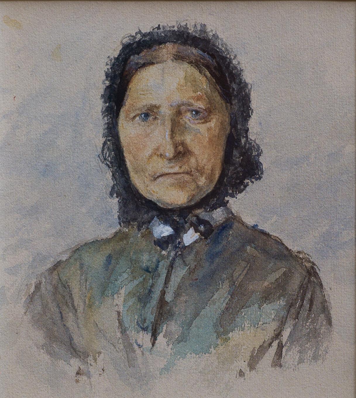 Retrato de una anciana, 1886 - Art de Hanna Pauli 