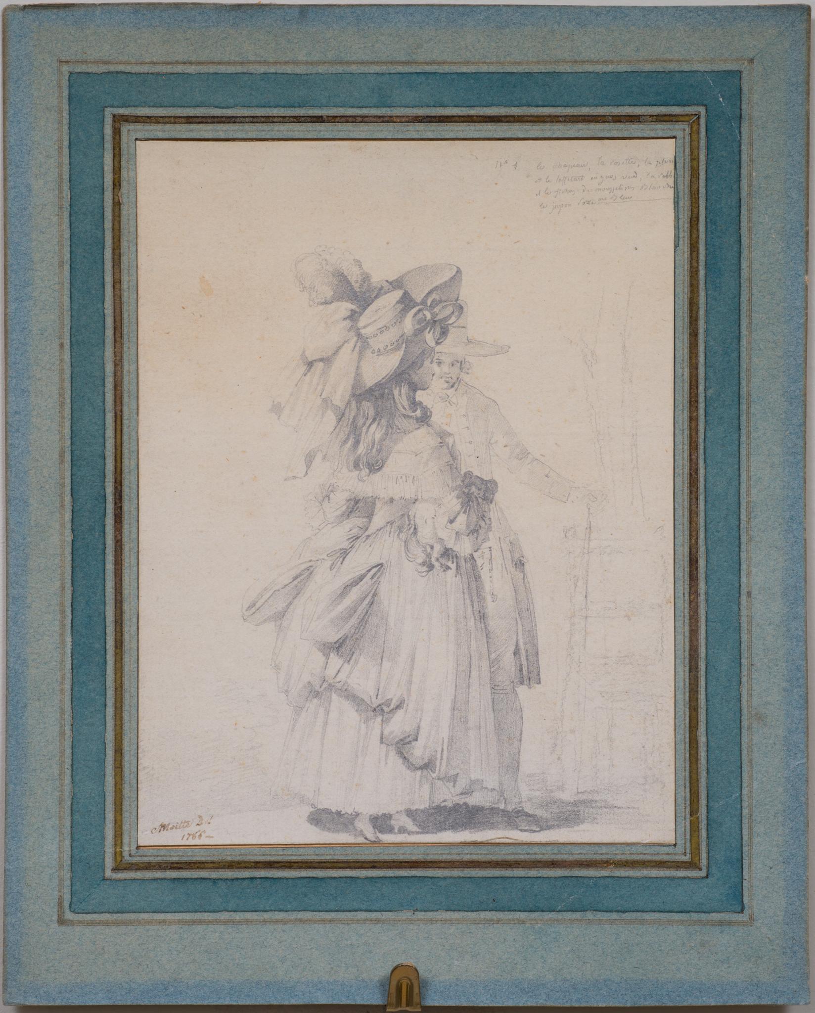 Pierre Etienne Moitte studied in Paris under Jacques-Firmin Beauvarlet and Pierre-François Beaumont (1719–1769). In 1771, he was accepted (agréé) by the Académie Royale de Peinture et de Sculpture and subsequently signed his works as Graveur du Roi.