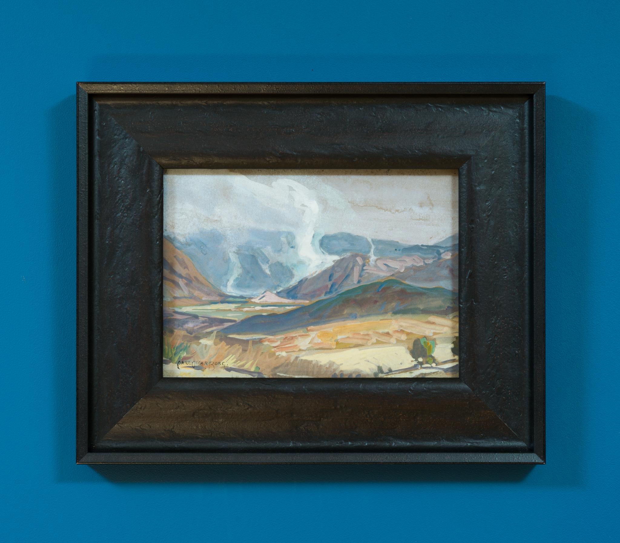 Paesaggio dell'Arizona - Cieli drammatici e luce del deserto di Carl Oscar Borg in vendita 5