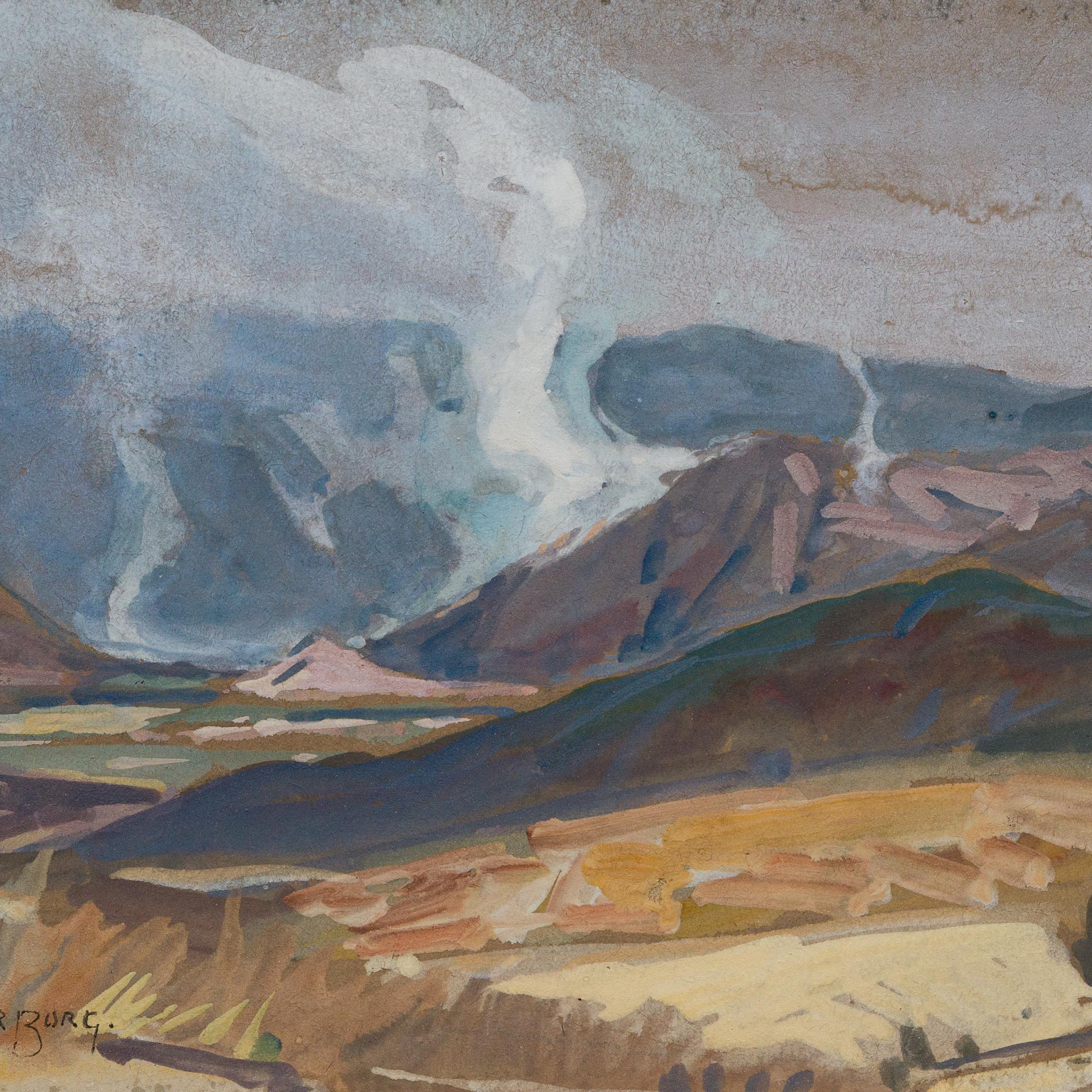 Paesaggio dell'Arizona - Cieli drammatici e luce del deserto di Carl Oscar Borg in vendita 3