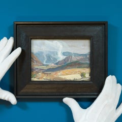 Paesaggio dell'Arizona - Cieli drammatici e luce del deserto di Carl Oscar Borg