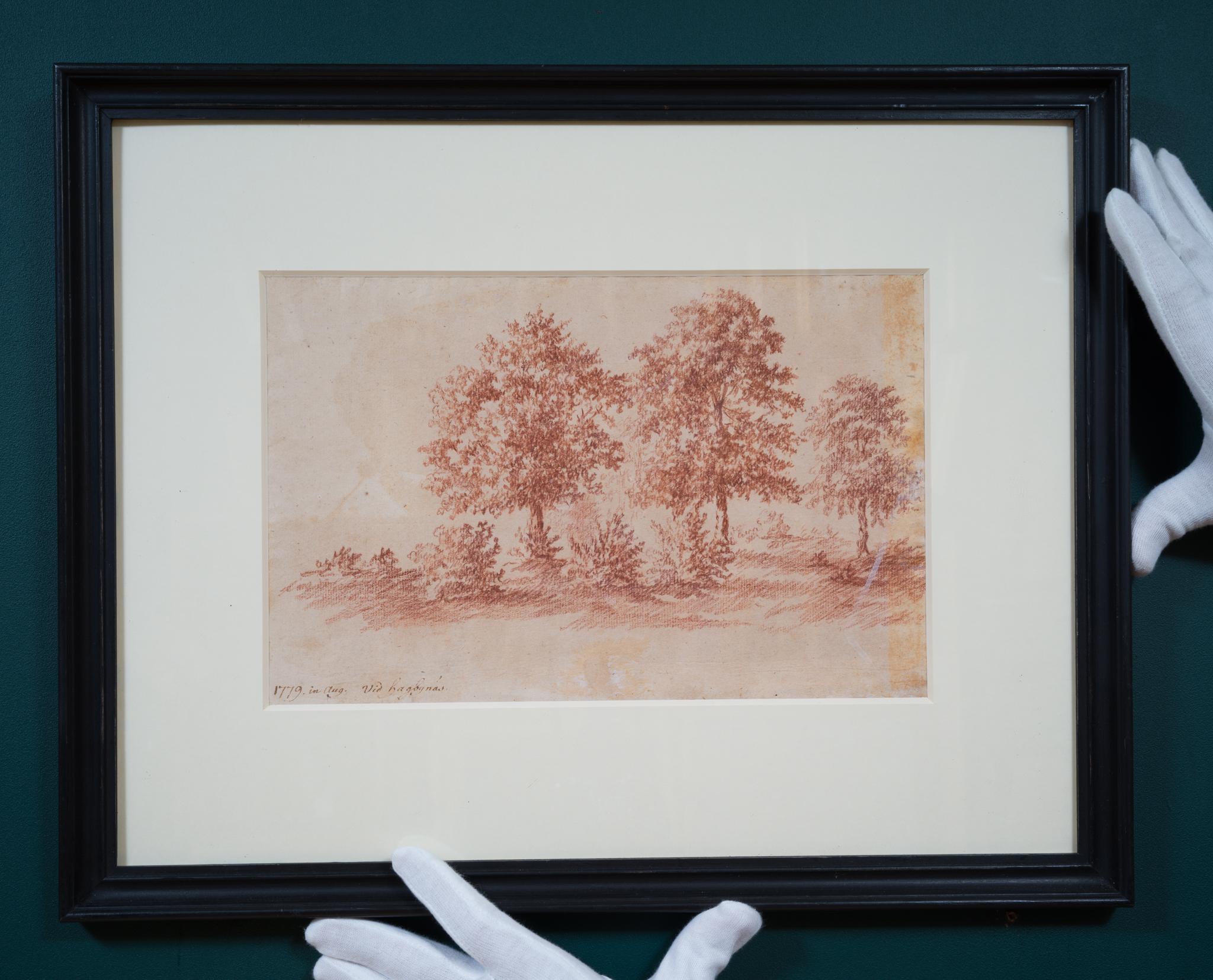 Zeichnung aus Hagbynäs Schweden, 1779 – Art von Jonas Carl Linnerhielm