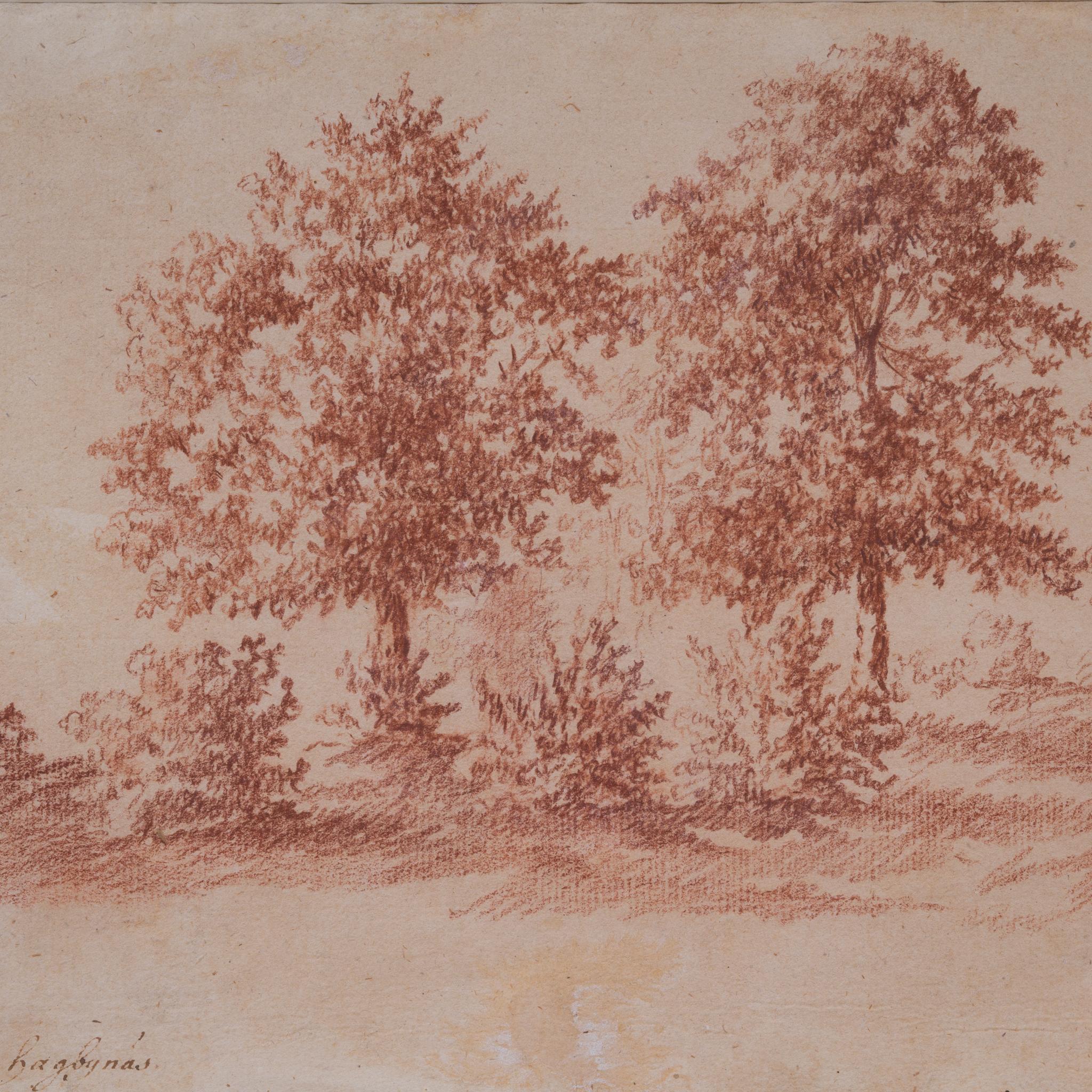 Zeichnung aus Hagbynäs Schweden, 1779 im Angebot 1