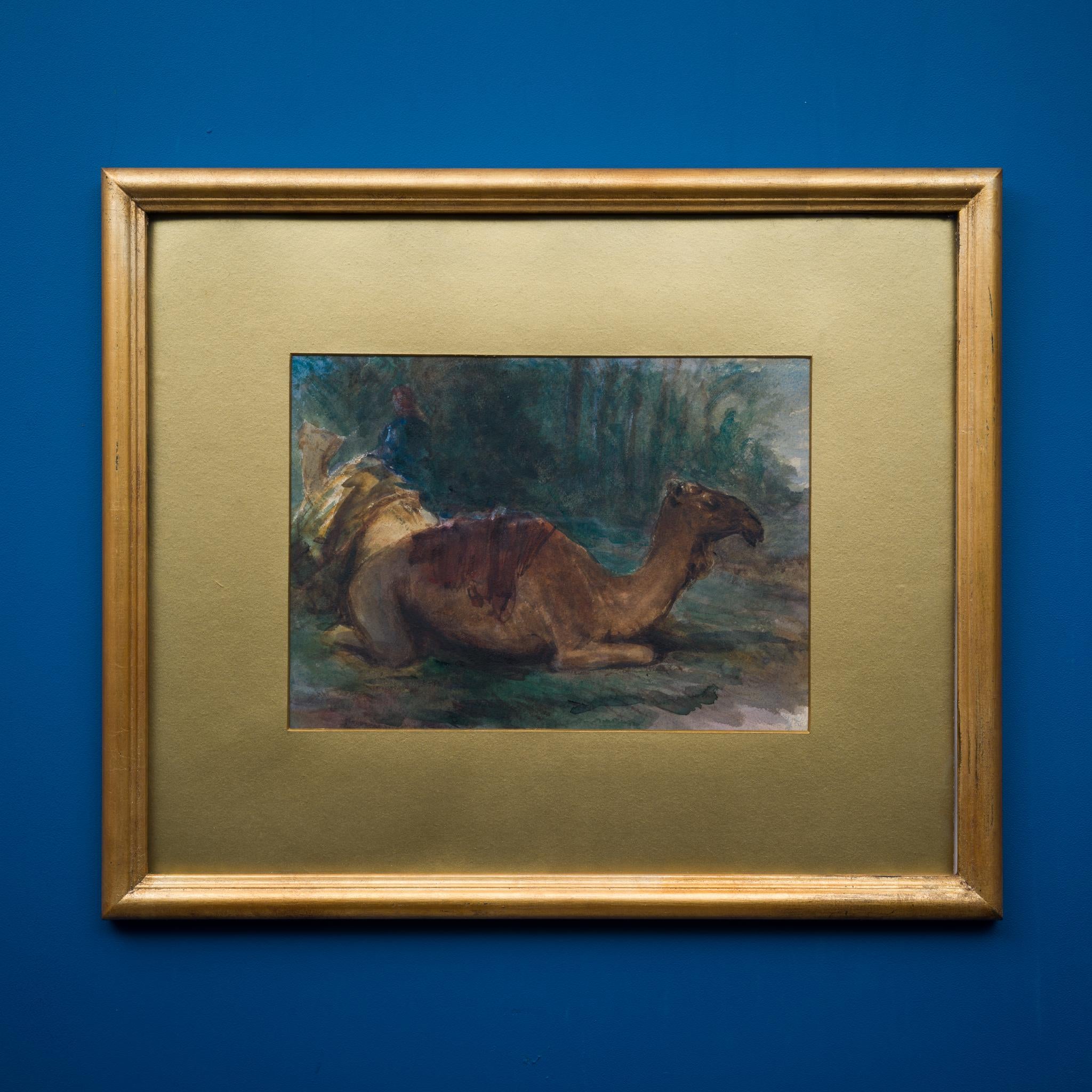 Egron Sellif Lundgren (1815-1875) Svezia

Dromedar a riposo, 1861

acquerello intensificato con il bianco
senza cornice 21 x 29,2 cm (8 ¼ x 11 ½ in.)
incorniciato 40 x 48 cm (15 ¾ x 18 ⅞ in.)

Provenienza:
Vendita, Stoccolma, Bukowskis, 12 dicembre