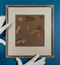 Goats and Sheep in Various Poses, Cairo (c. 1871)