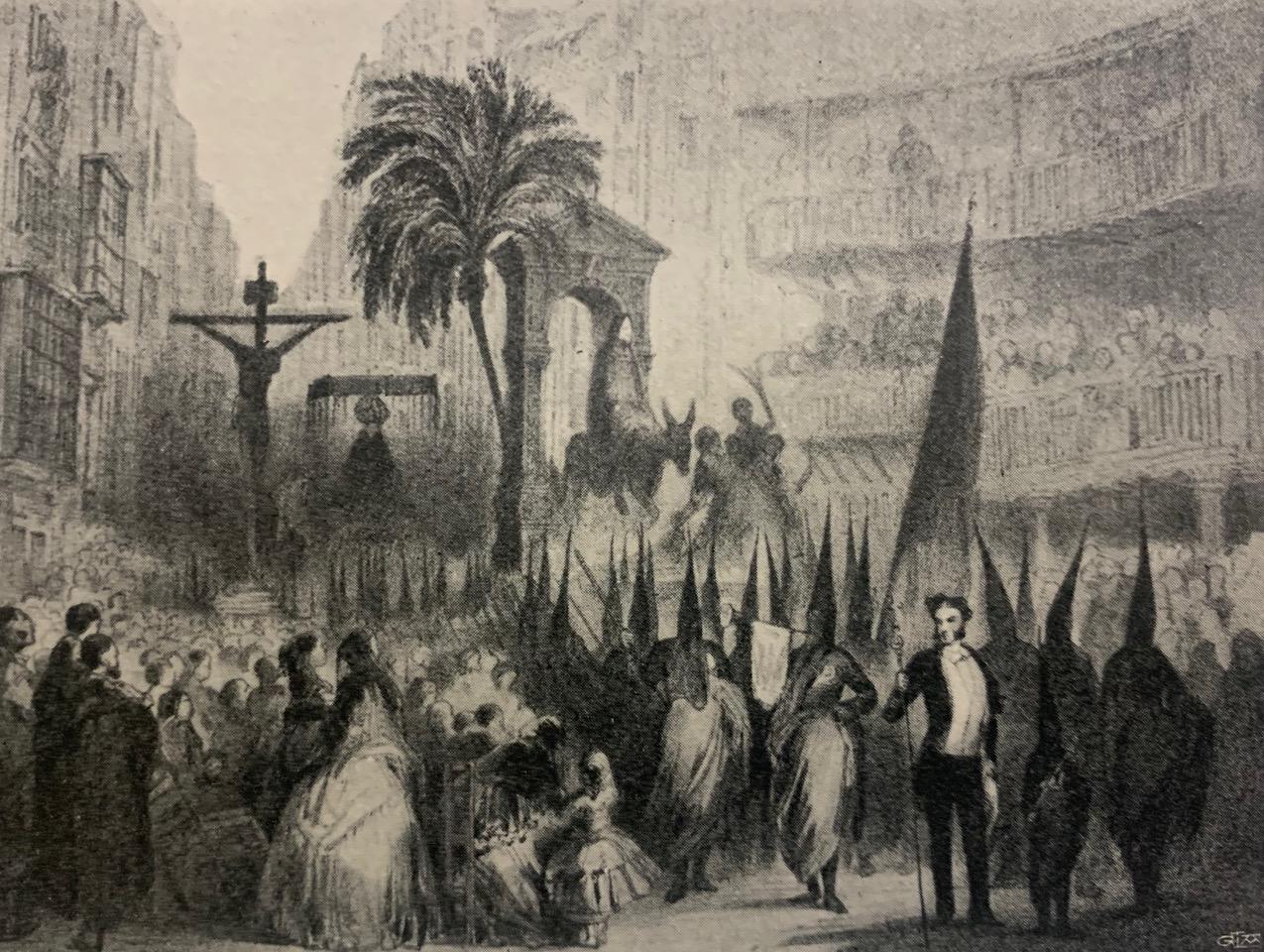 Procession during Holy Week in Seville, Spain For Sale 4