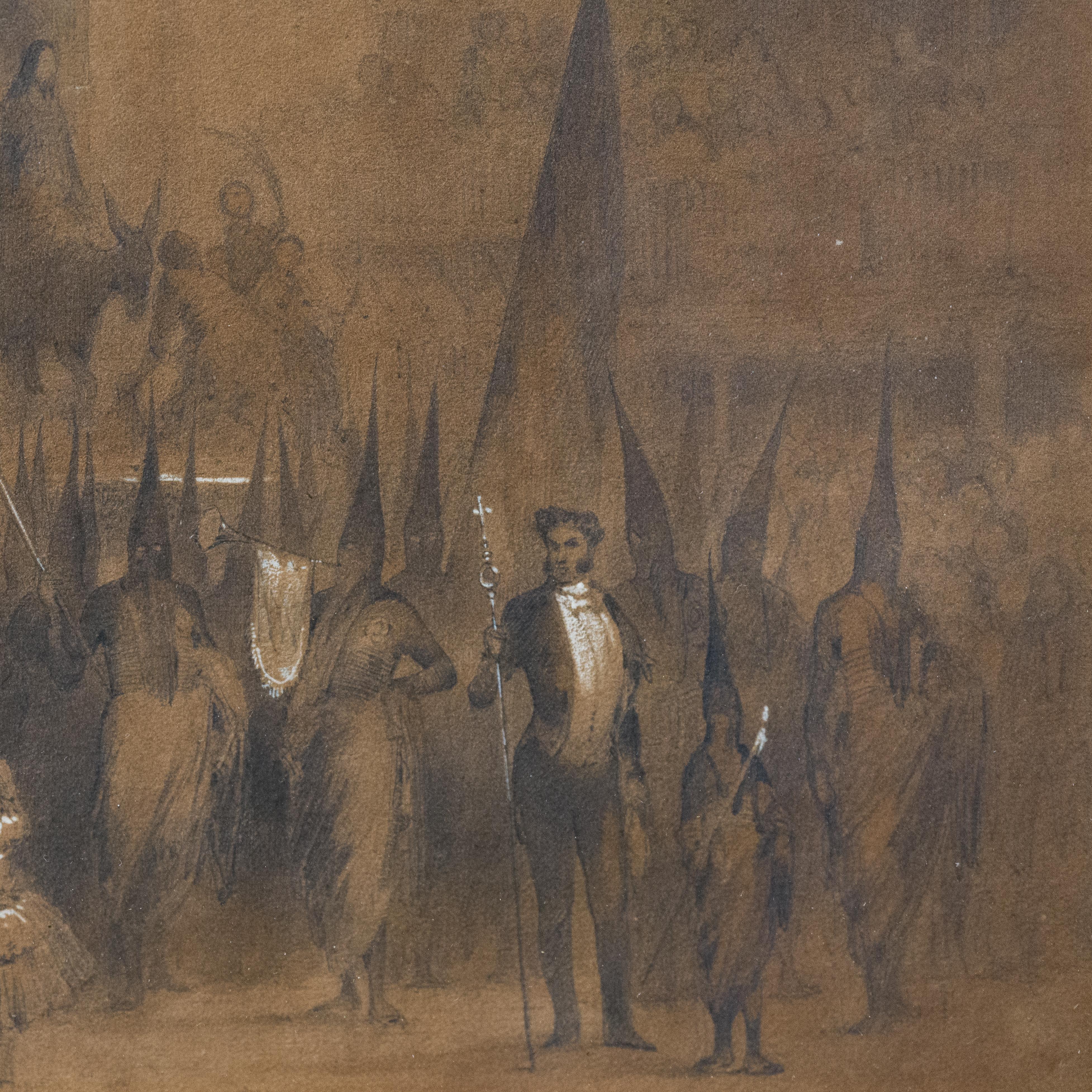 Procession during Holy Week in Seville, Spain For Sale 1