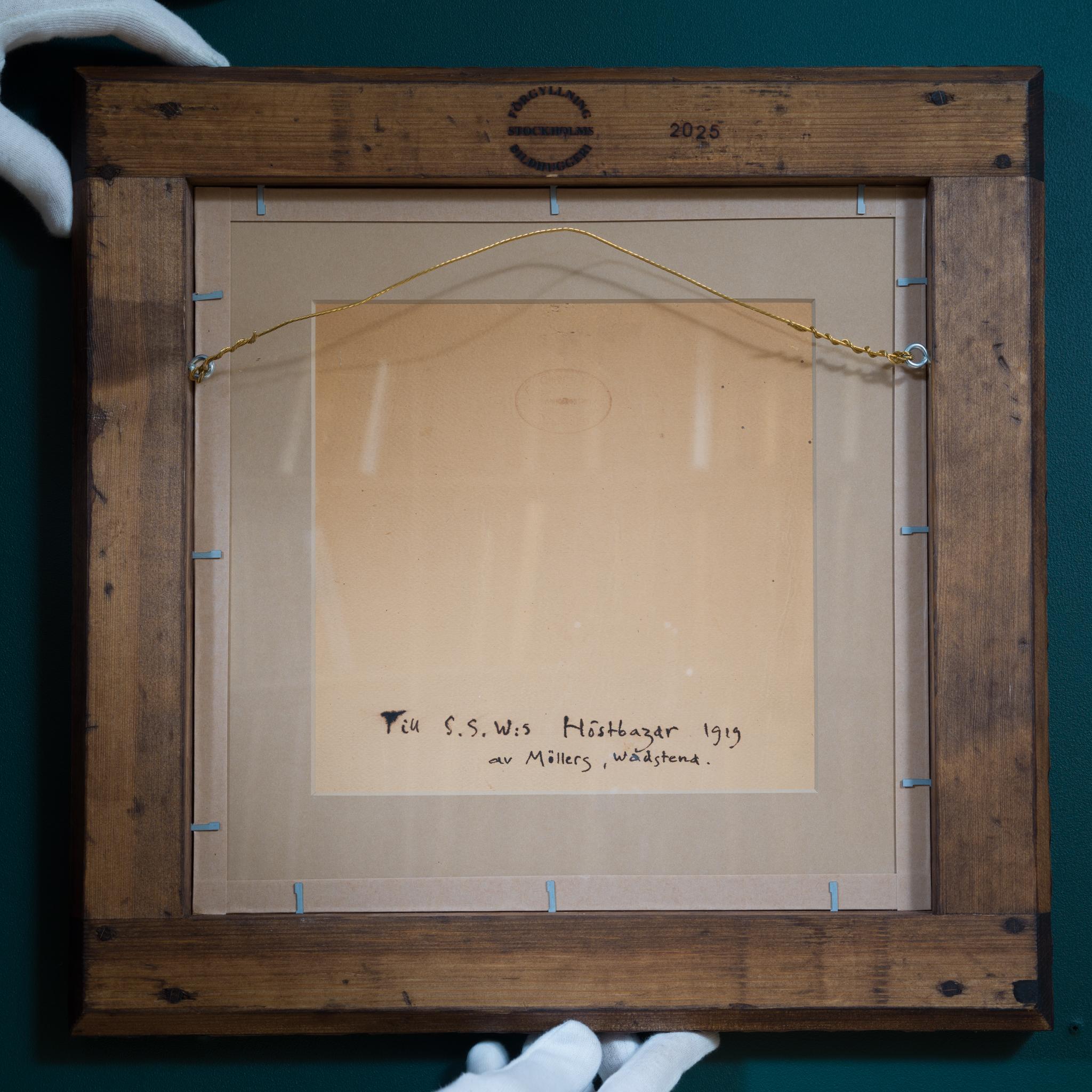 From Folklore to Disney: Tenggren’s 1919 Scene with Boy and Ceremonial Horn For Sale 3