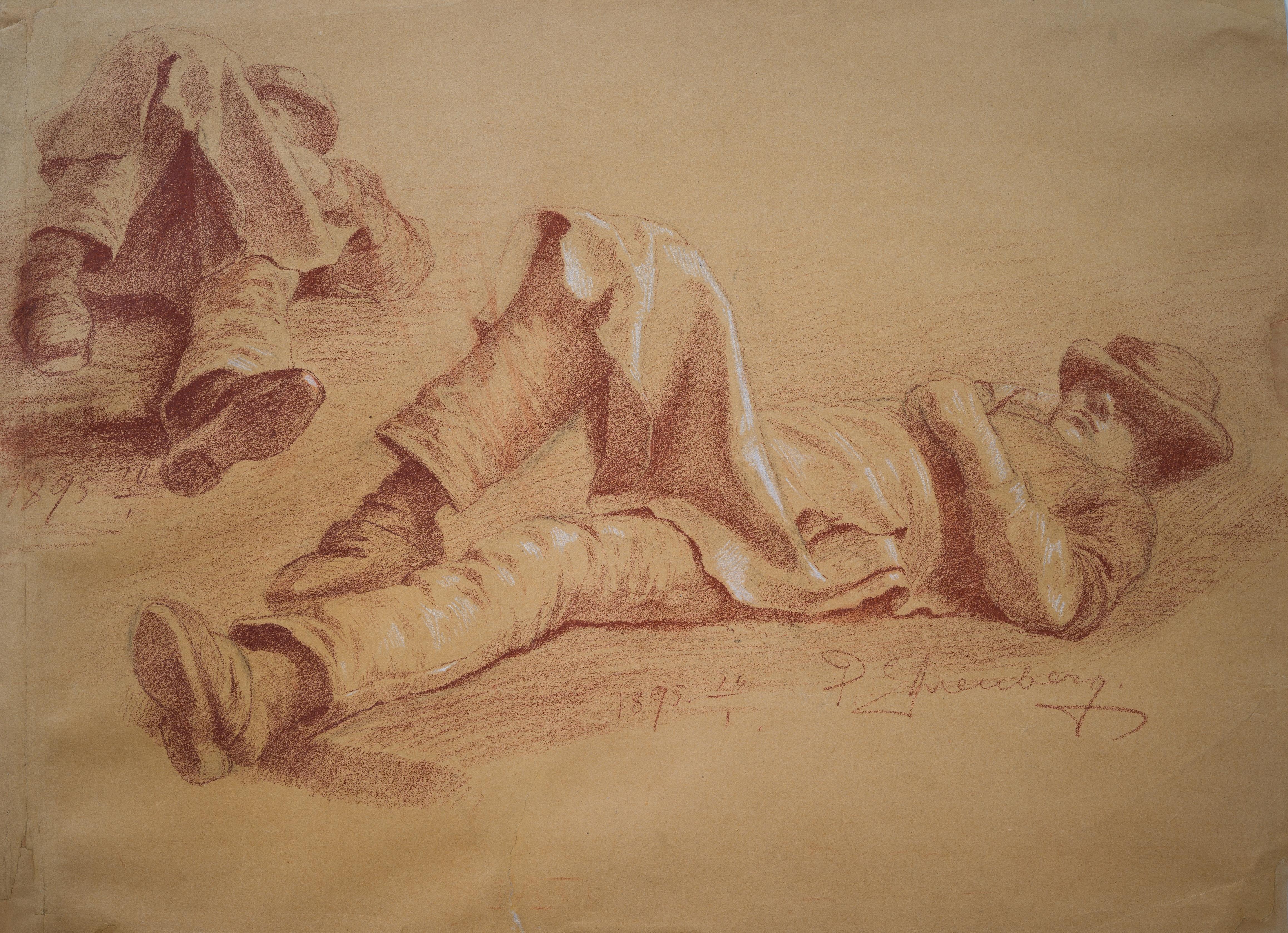 Sleeping Youth, 1895 – Early Academic Study by Paul Ehrenberg, Age 19