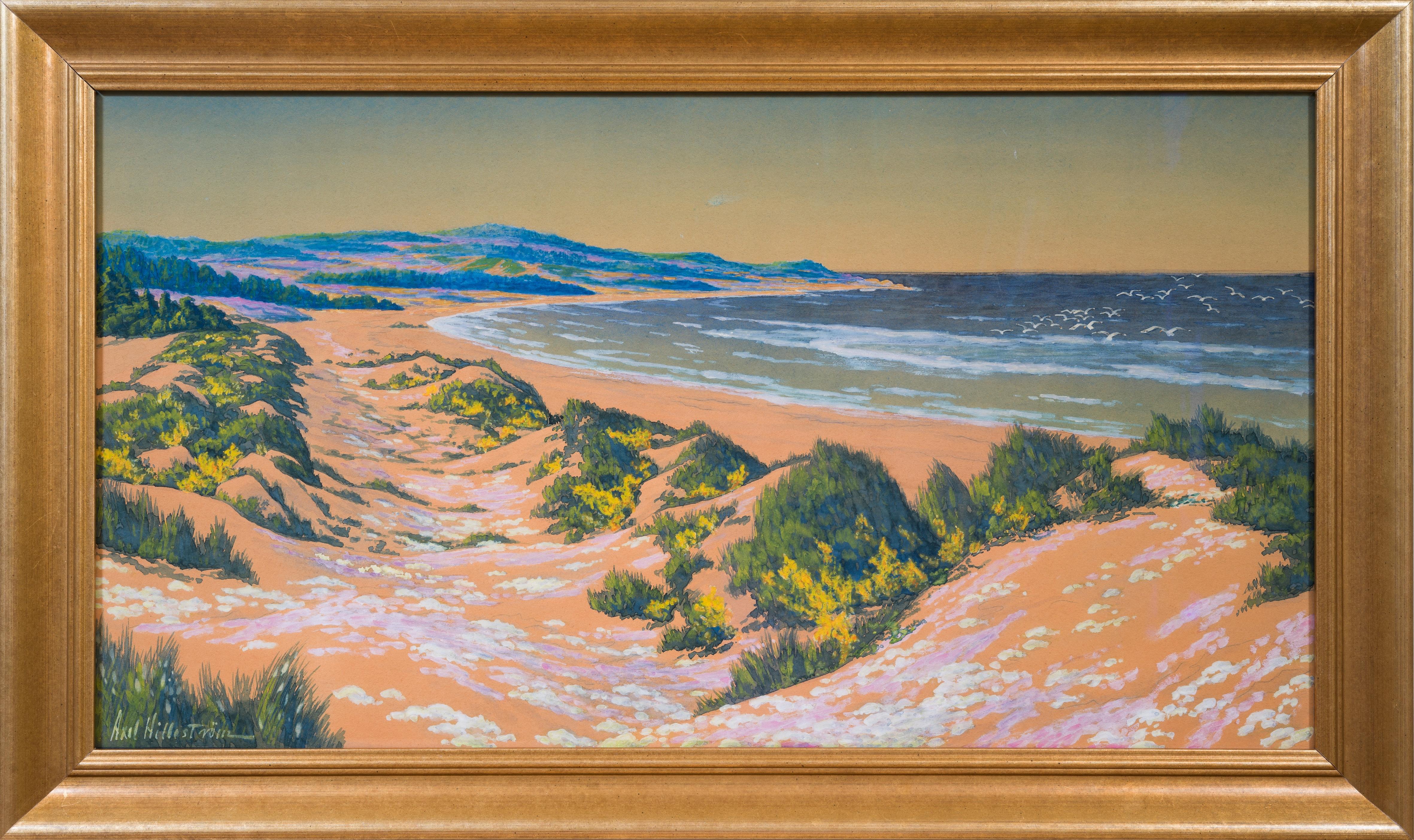 Axel Hilleström Figurative Art - coastal landscape, bohuskusten, c. 1920s