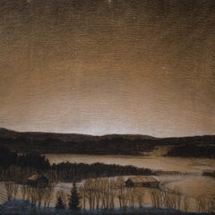 Mot Wester depuis le balcon, Aspeboda sous les étoiles