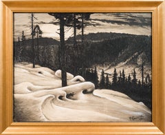 Early Winter in Dalarna Sweden, 1923