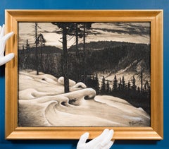 Early Winter in Dalarna Sweden, 1923