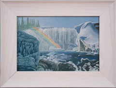Frozen Waterfall with Rainbow, 1976