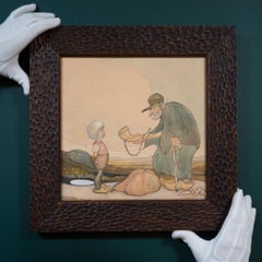 From Folklore to Disney: Tenggren’s 1919 Scene with Boy and Ceremonial Horn