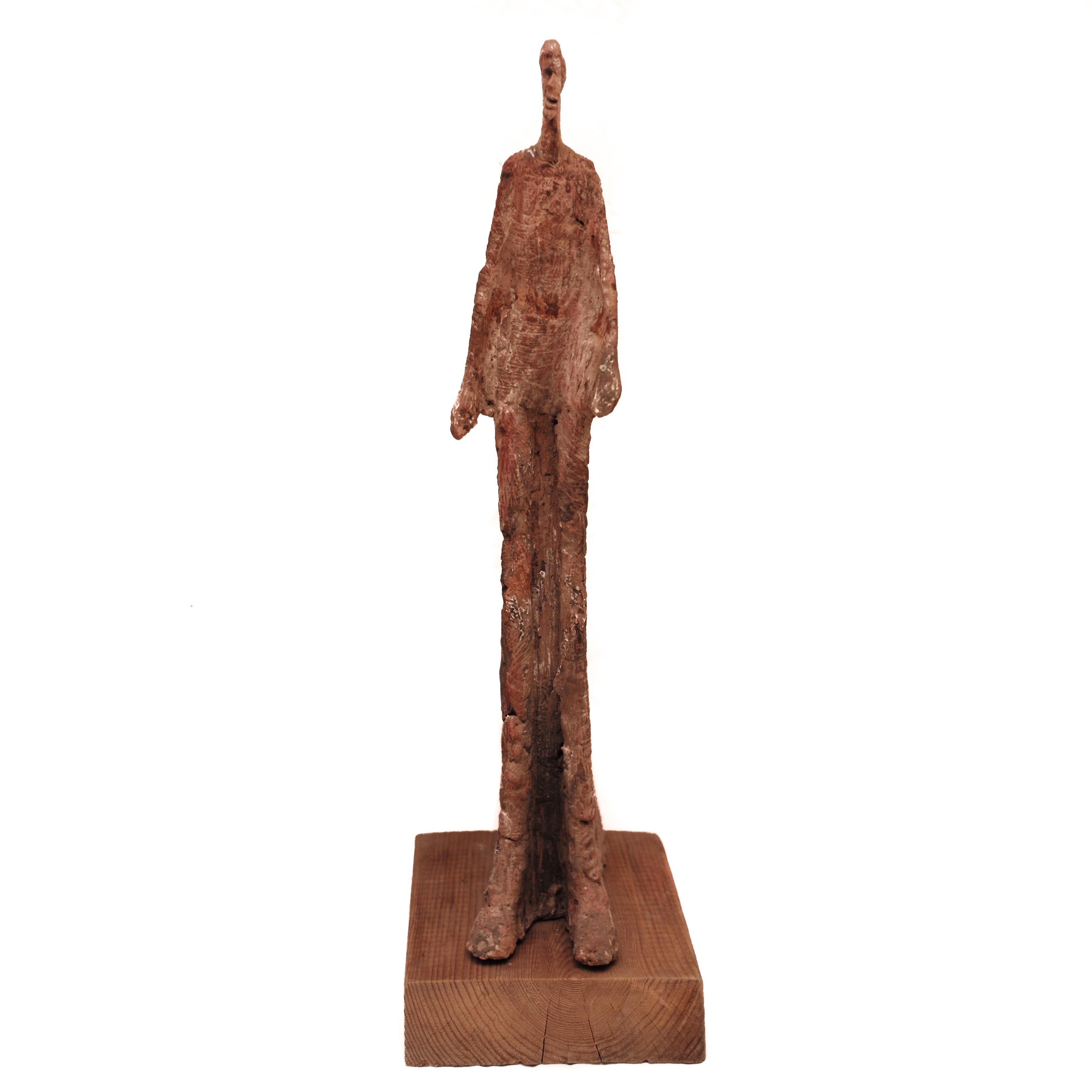 Terracotta Sculpture by Swedish artist Evert Lindfors (1927-2016), made in the 1970s.

Evert moved to France in the 1940s where he studied at the École des Beaux-Arts in Paris. He worked from the mid-1950s as a painter in Lacoste in Provence,