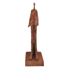 Terracotta Sculpture by Evert Lindfors, Sweden, Similarities with A.Giacometti