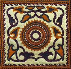 Old Uzbek - Embroidered Tapestry Wall Hanging