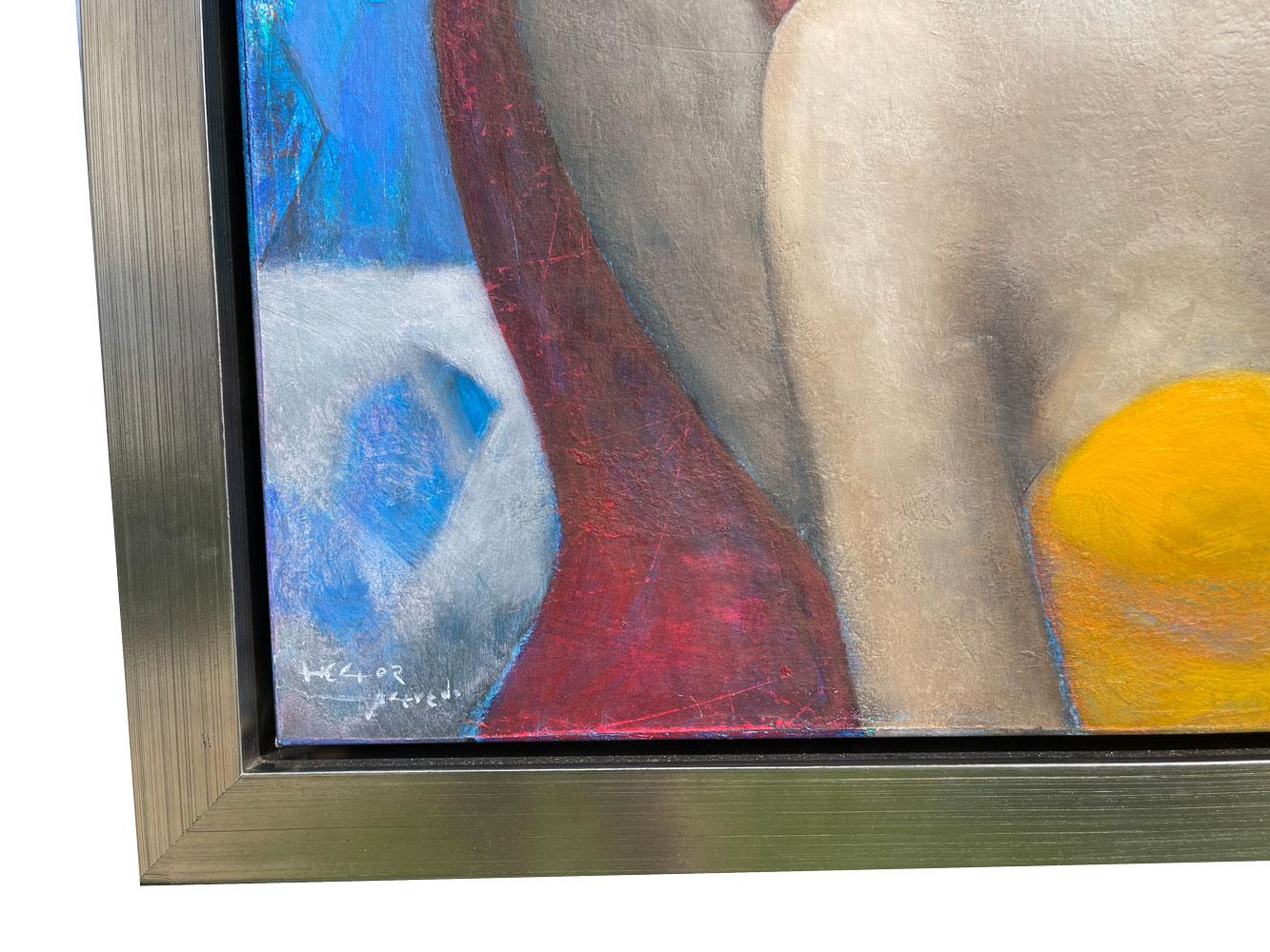 Hector Acevedo ** Mascarade ** Original Öl auf Leinwand im Angebot 2