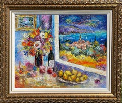 Duaiv * Van Gough Home * Original Oil On Linen